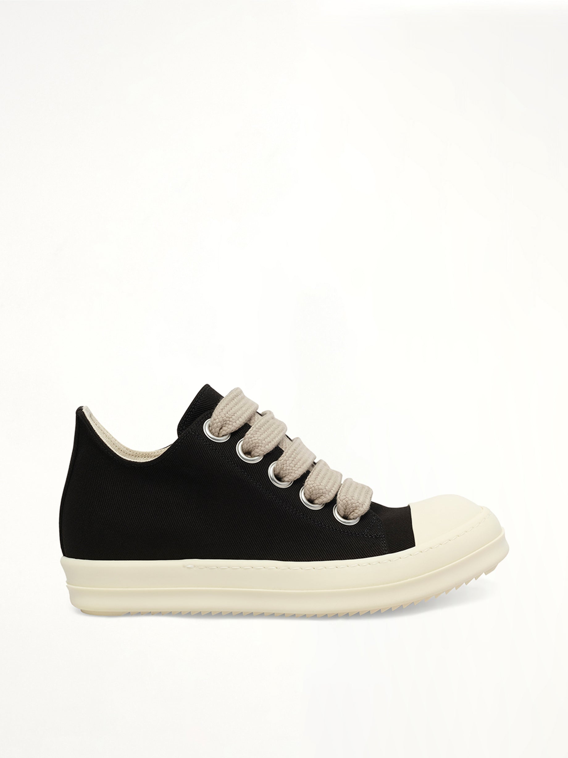 Jumbolace Low Sneaks in Black/Milk/Milk