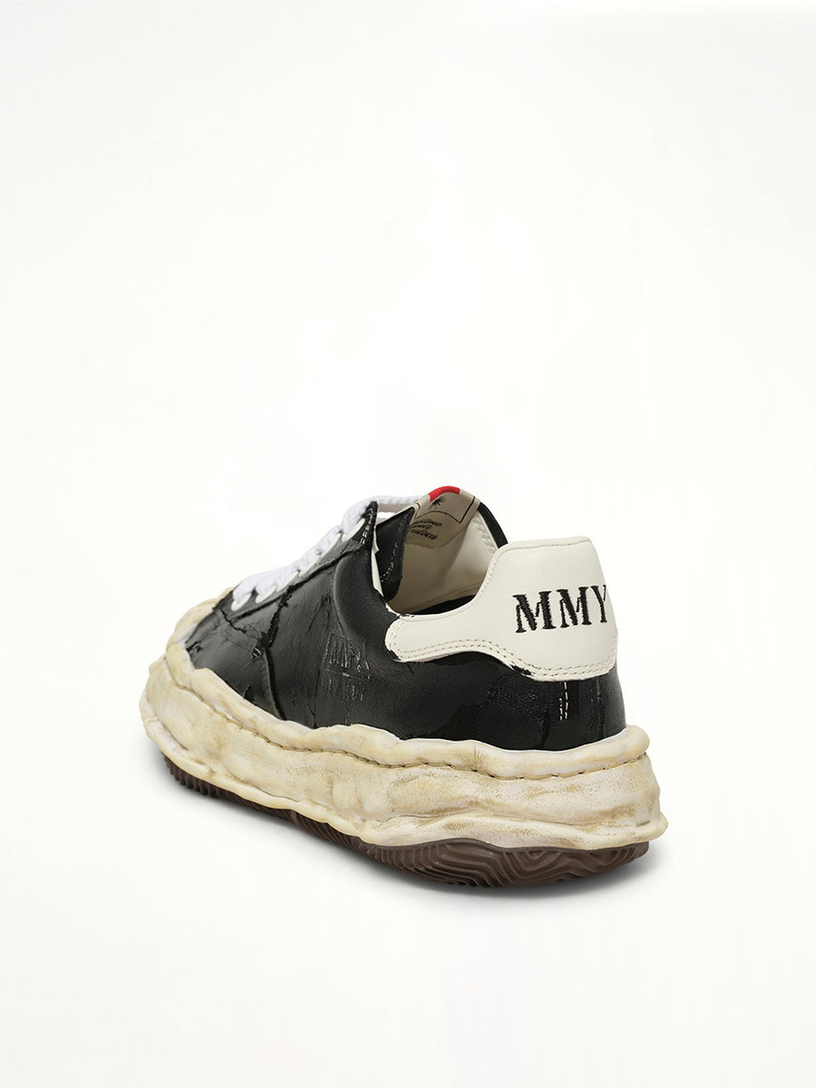 Blakey OG Torn Sneaker in Black Back View | MAISON MIHARA YASUHIRO