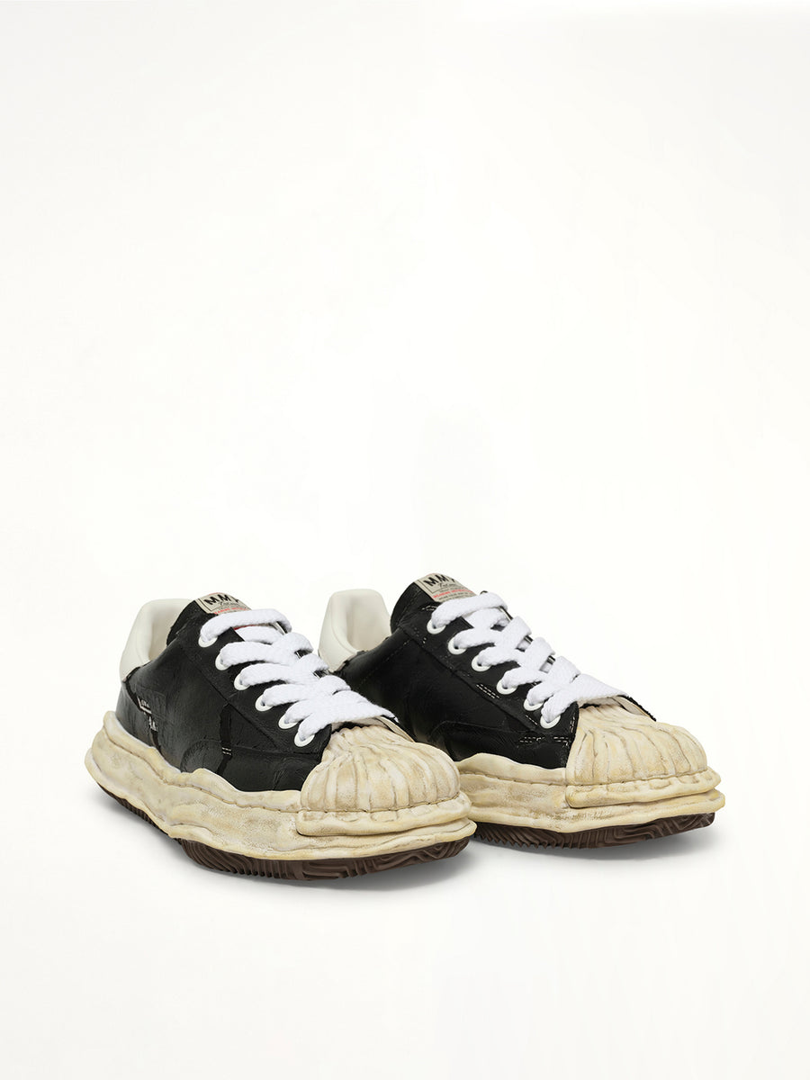 Blakey OG Torn Sneaker in Black Front View | MAISON MIHARA YASUHIRO