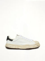 Blakey OG Torn Sneaker in White Side View | MAISON MIHARA YASUHIRO