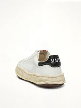 Blakey OG Torn Sneaker in White Back View | MAISON MIHARA YASUHIRO