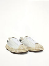Blakey OG Torn Sneaker in White Front View | MAISON MIHARA YASUHIRO