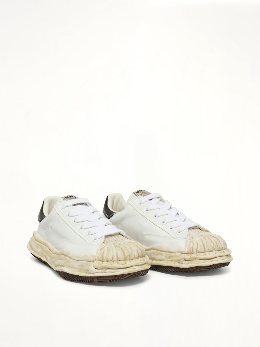 Blakey OG Torn Sneaker in White Front View | MAISON MIHARA YASUHIRO