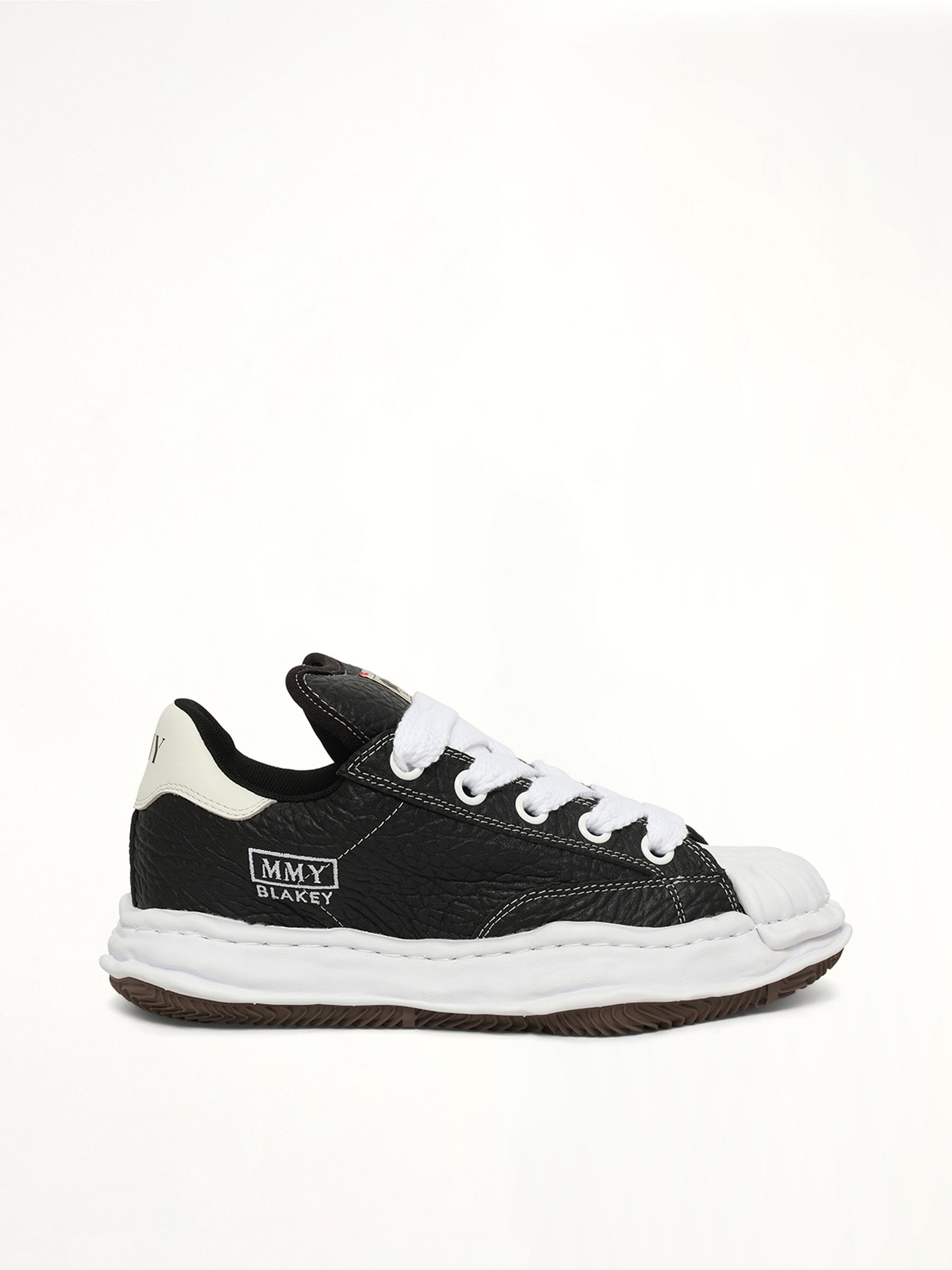 Blakey Puffer OG Sneaker in Black Side View | MAISON MIHARA YASUHIRO