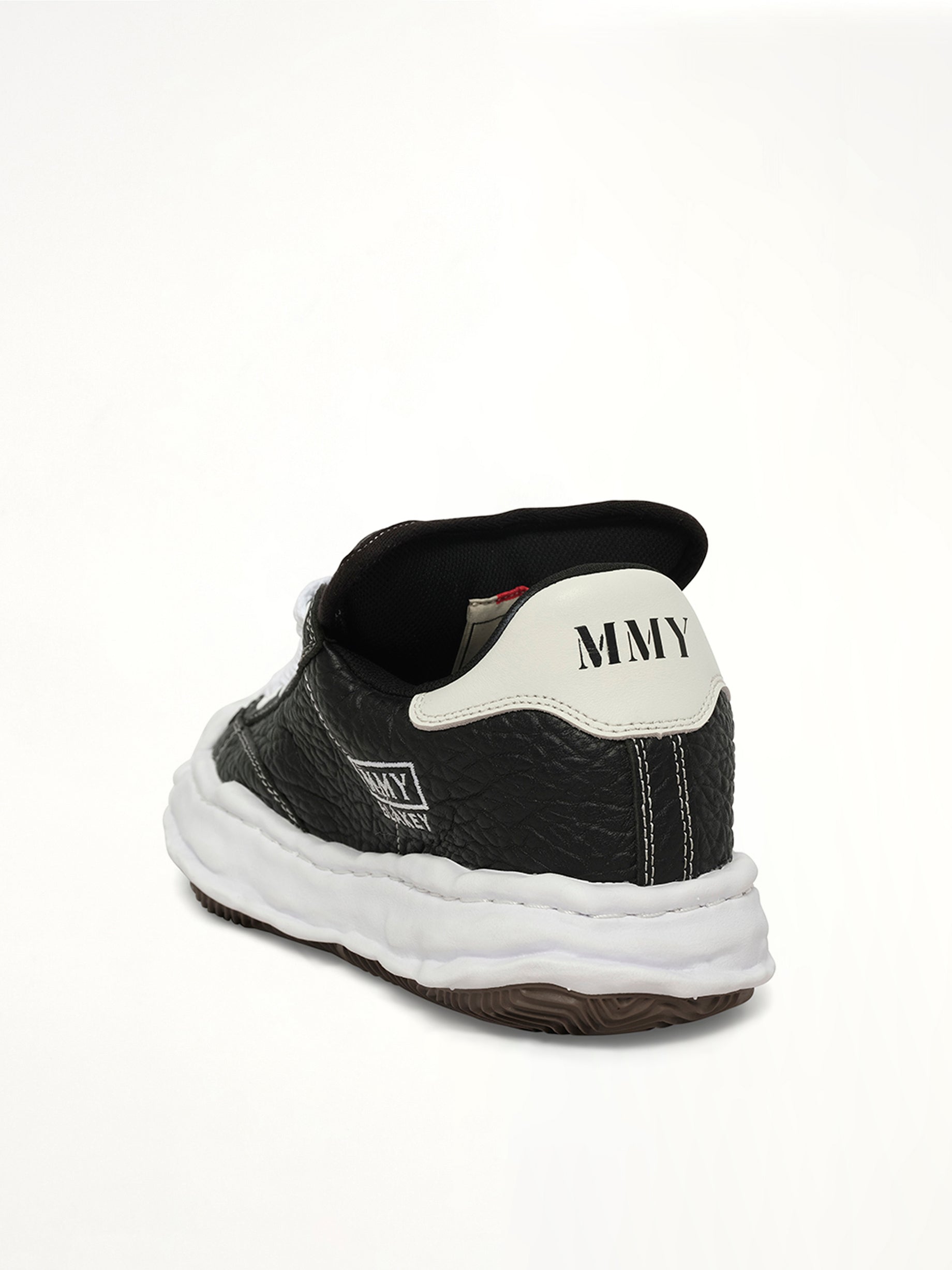 Blakey Puffer OG Sneaker in Black Back View | MAISON MIHARA YASUHIRO