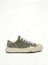 Hank OG Sole Bleaching Sneaker in Gray Side View | MAISON MIHARA YASUHIRO