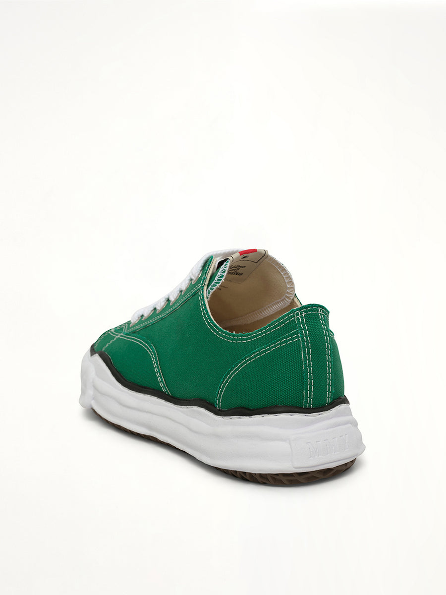 Peterson OG Sneaker in Cl Green Back View | MAISON MIHARA YASUHIRO