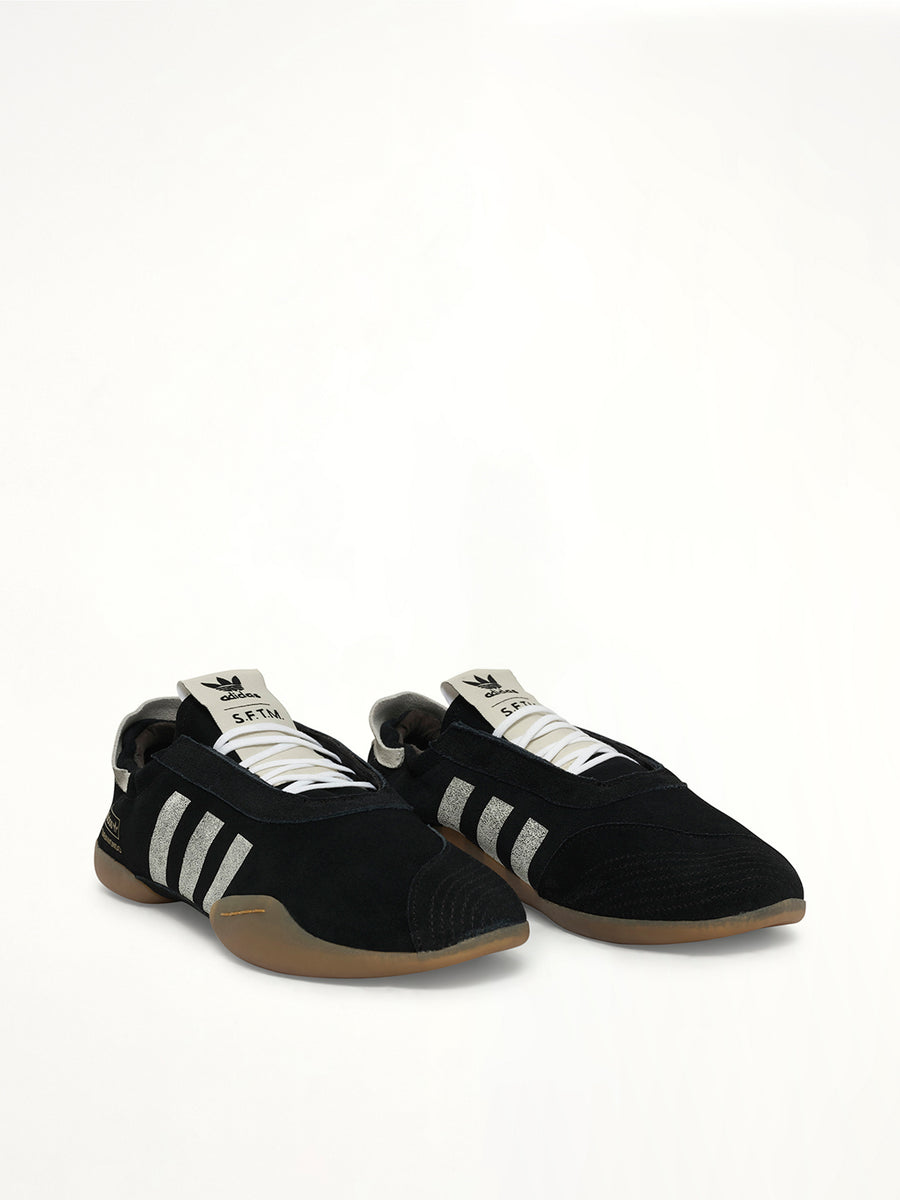 SFTM Taekwondo Sneaker in Black Front View | SONG FOR THE MUTE
