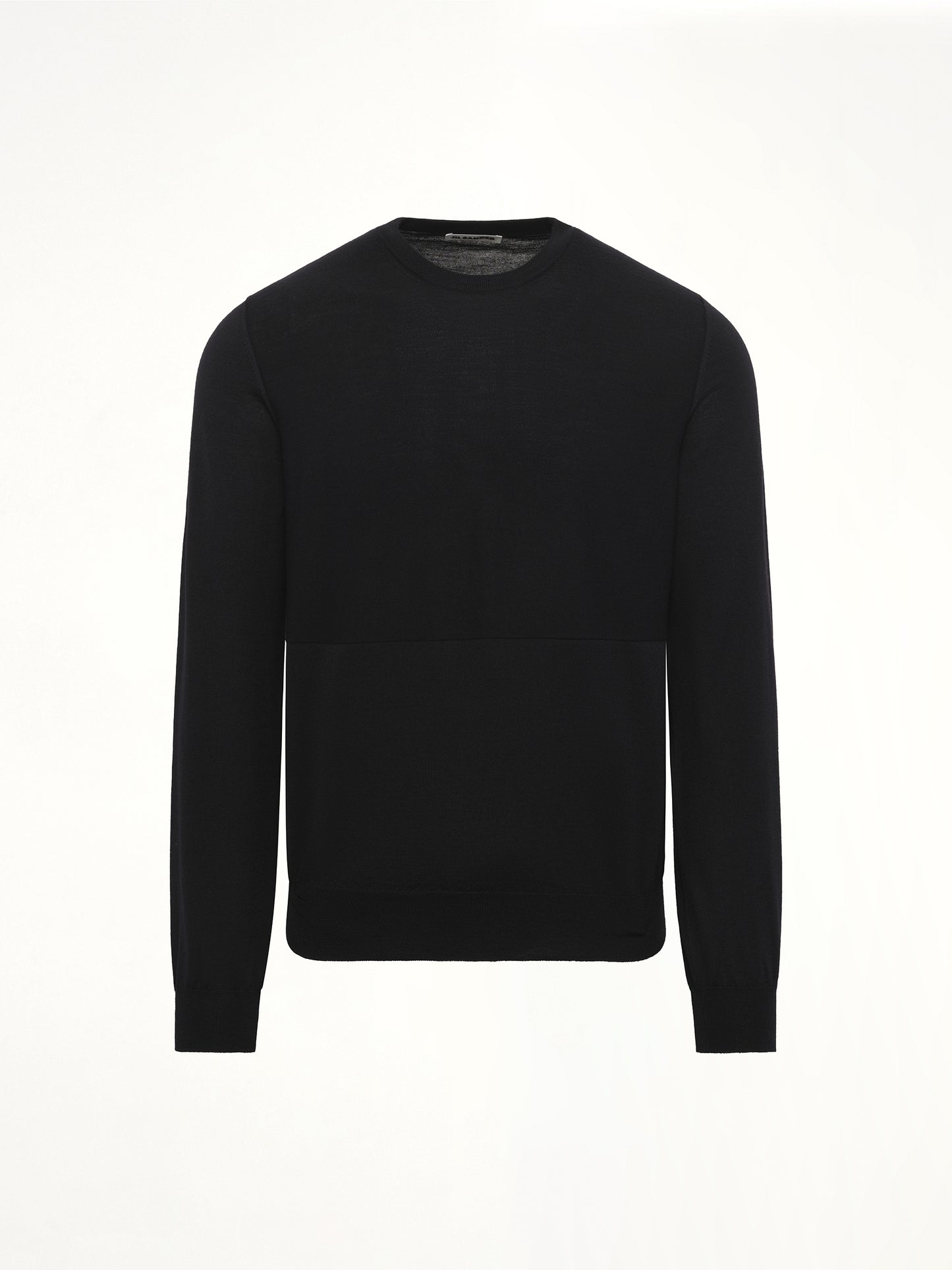 Superfine Merino Wool Sweater in Black