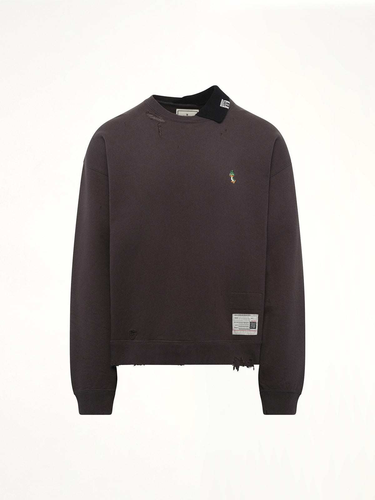 Triple Layered Pullover in Black