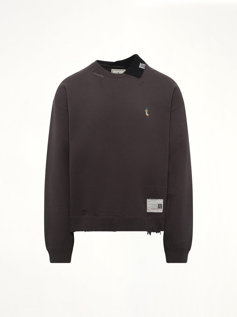 Triple Layered Pullover in Black
