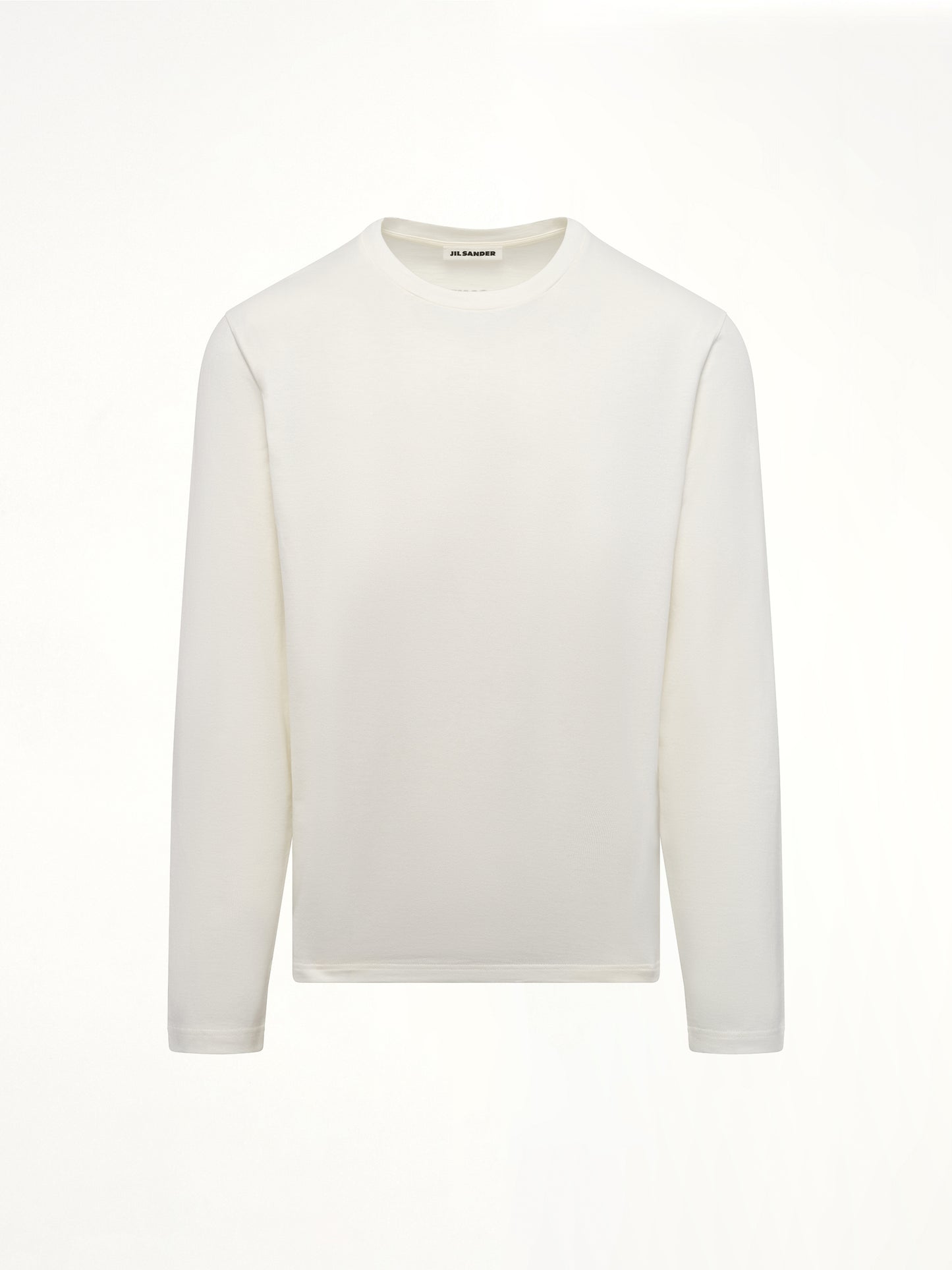 Long Sleeve Logo T-Shirt in Coconut