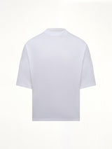 Mock Neck T-Shirt in White