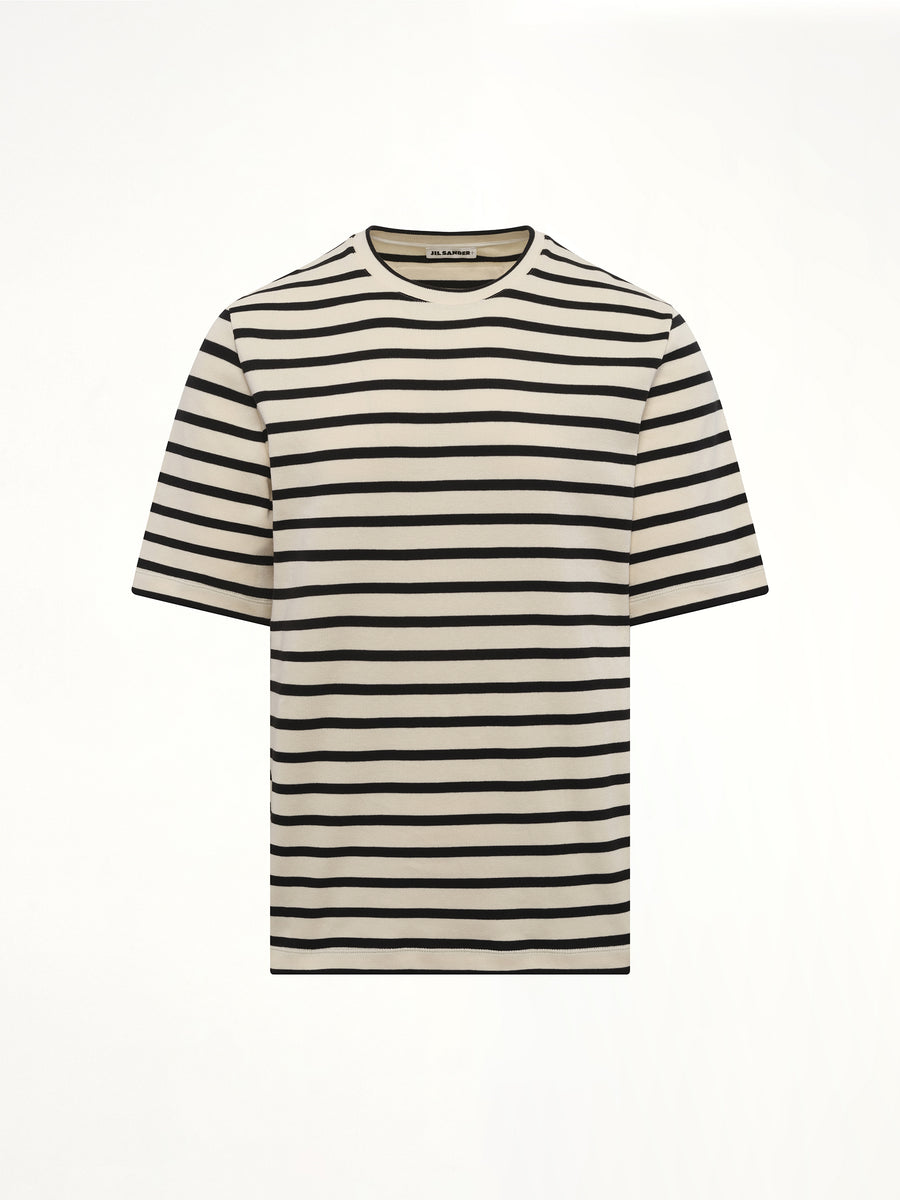 Logo T-Shirt in Open Grey