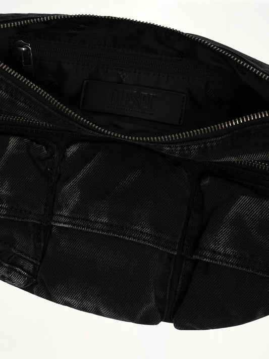 MULTI-PKTS Shoulder Bag in Black