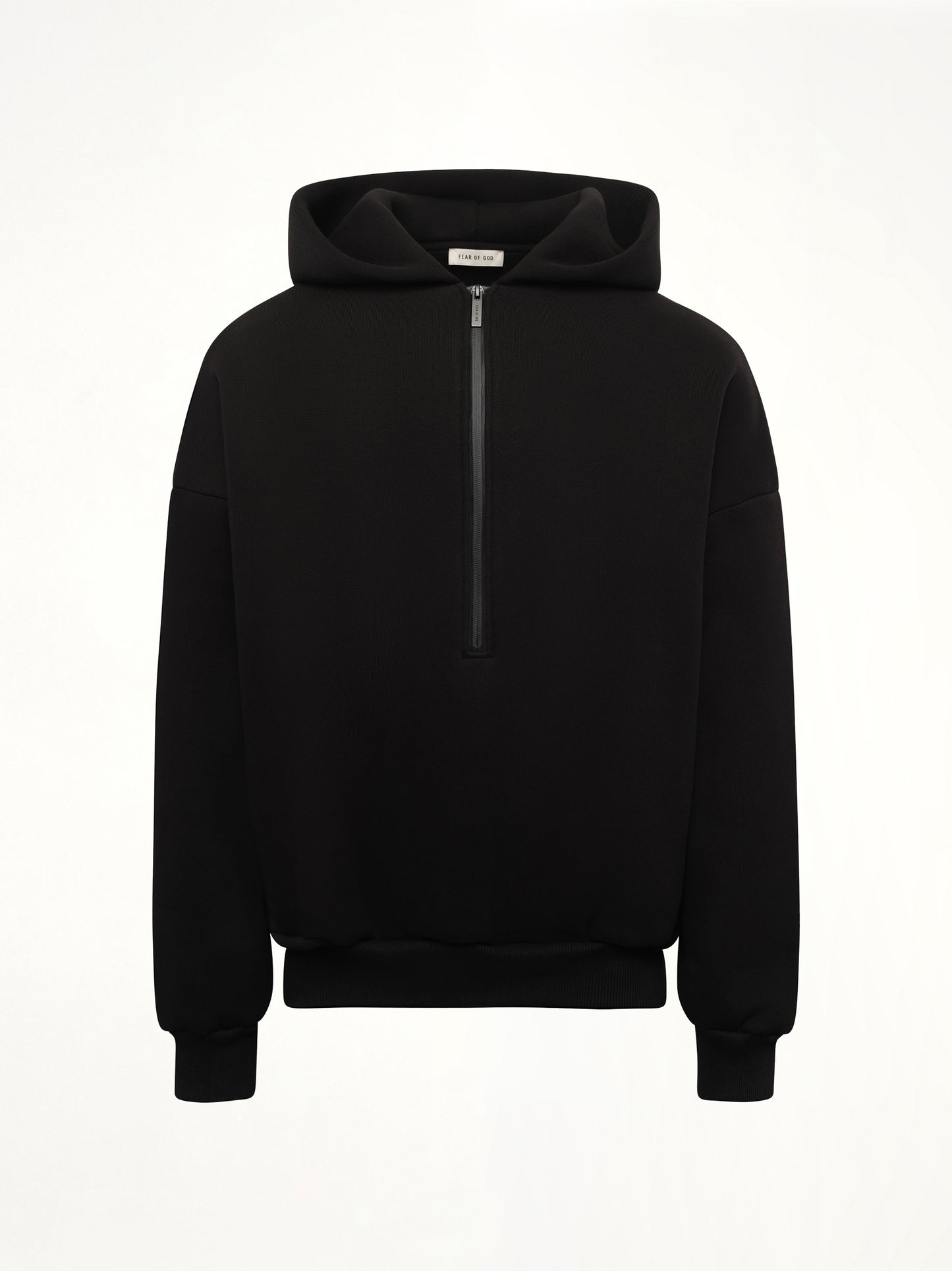 Athletic Halfzip Hoodie in Black