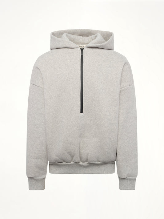 Athletic Halfzip Hoodie in Grey