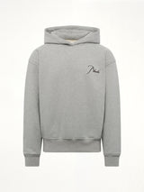 Classique Side Zip Pullover Hoodie in Heather Grey/Black