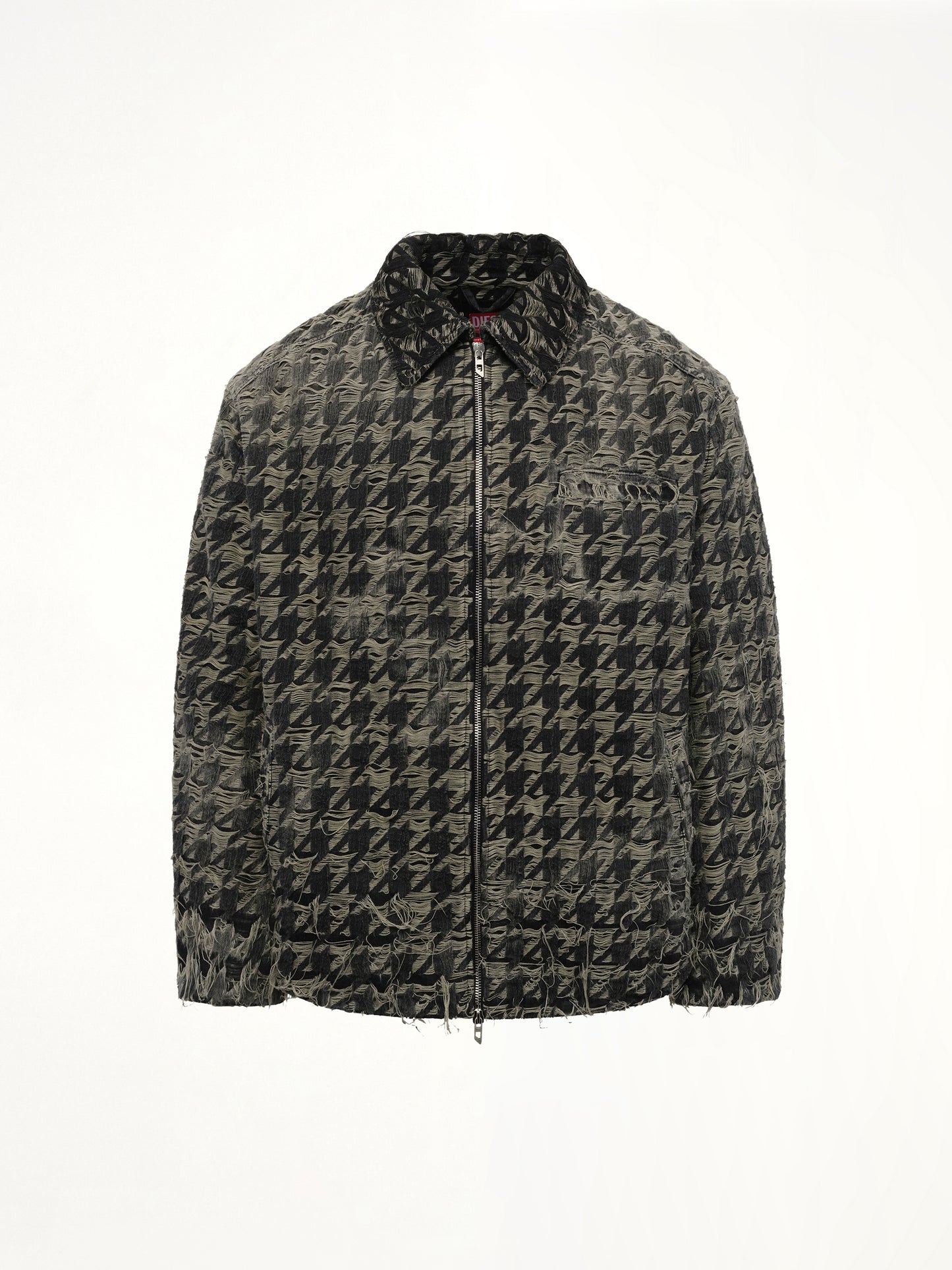 D-ELMO-FSH Runway Denim Jacket in Black