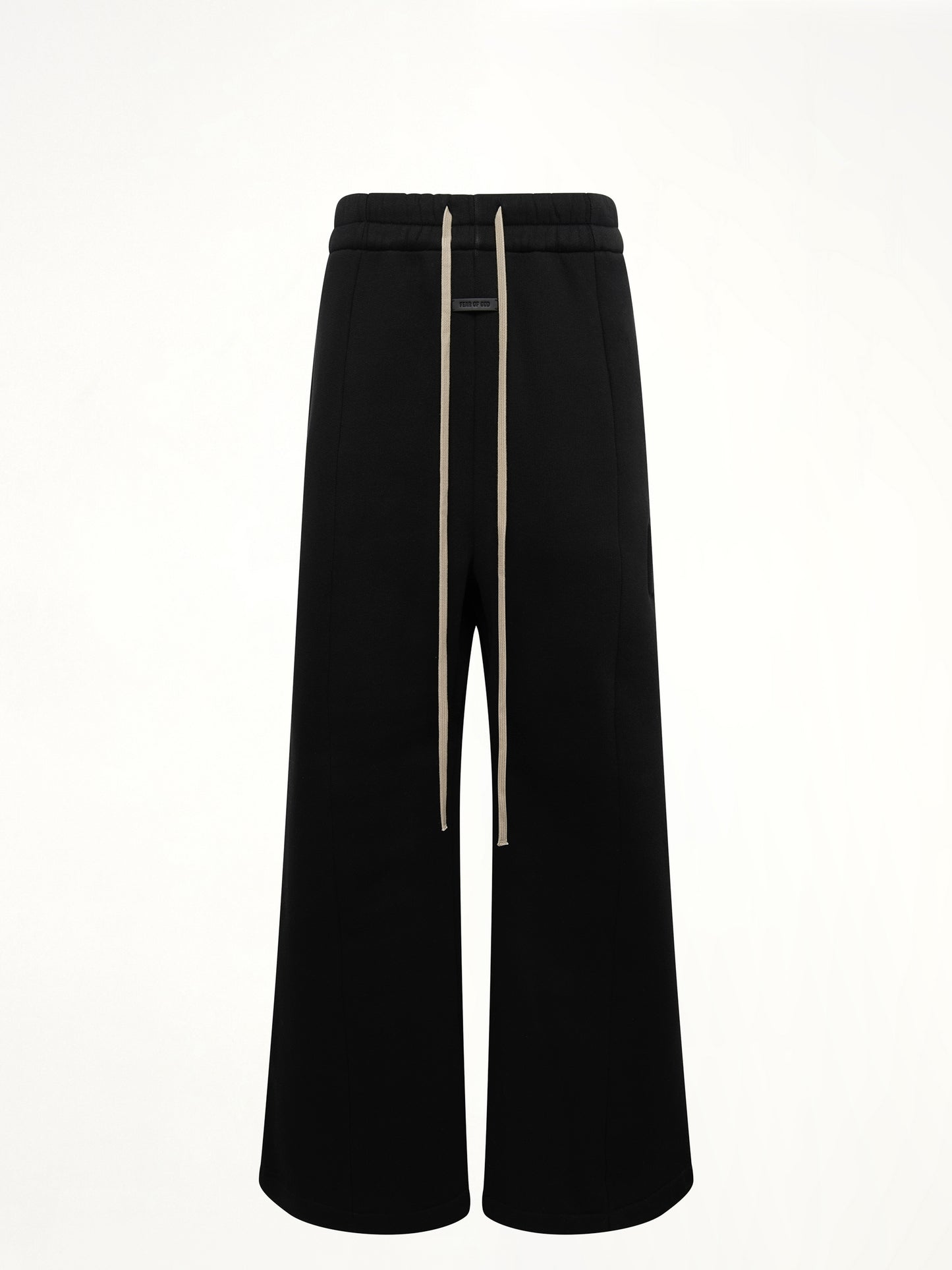 Wide Leg Sweatpant in Black