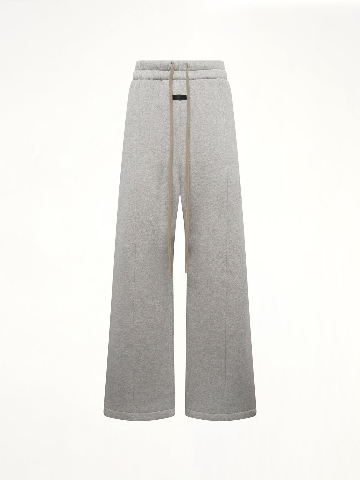 Wide Leg Sweatpant in Melange Grey