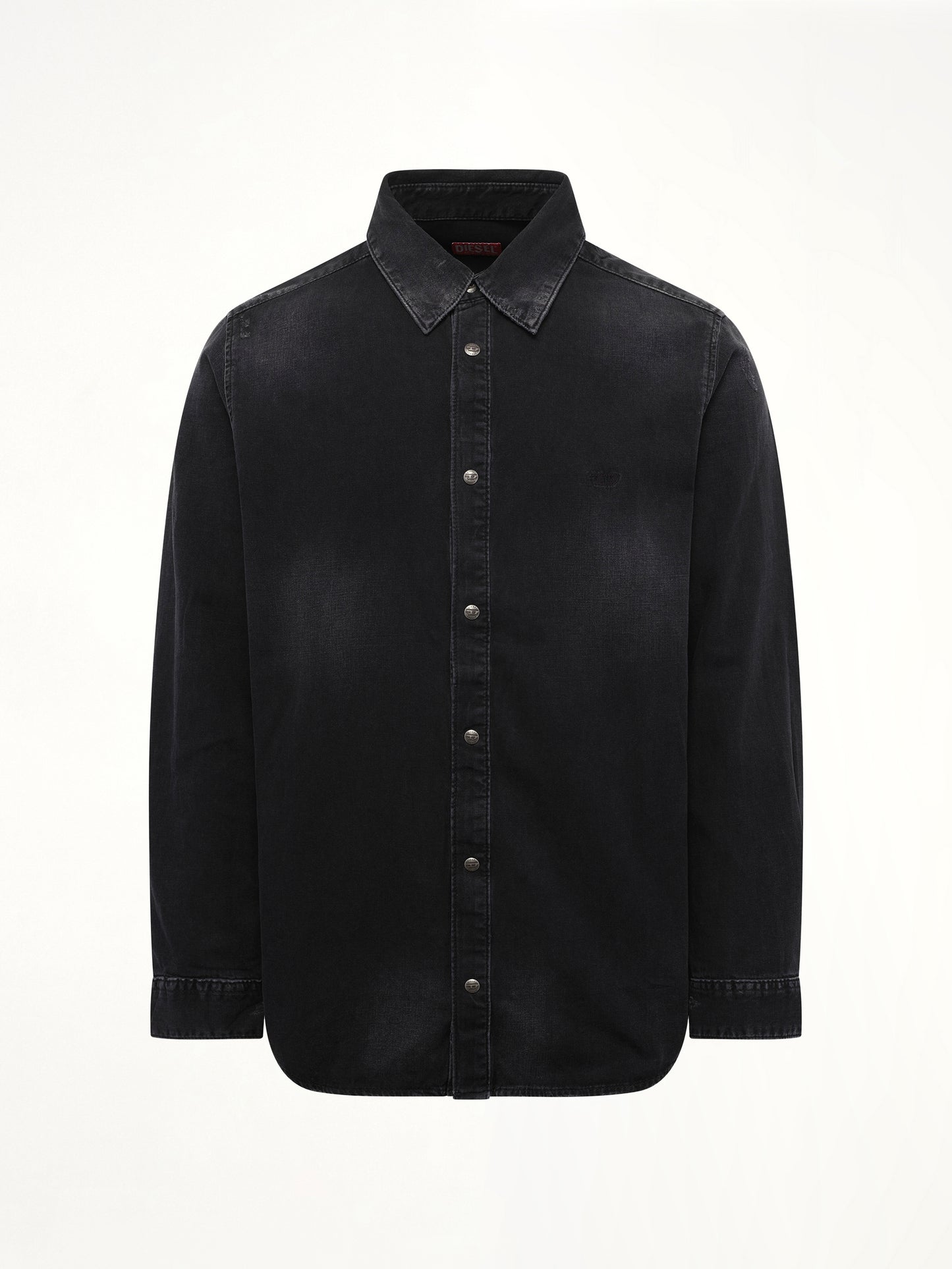 D-SIMPLY Shirt in Black/Dark Grey