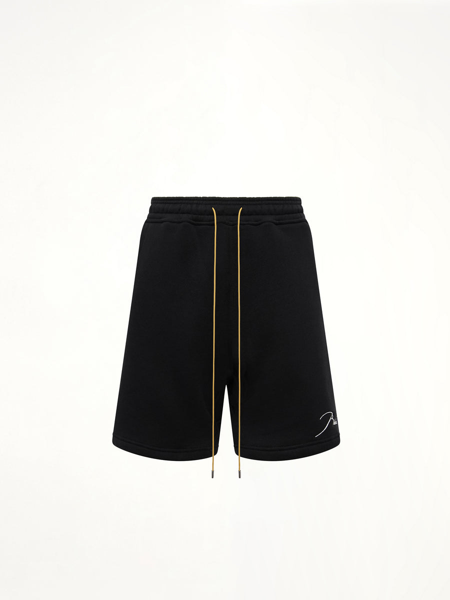 Classique Sweatshort in Black/White
