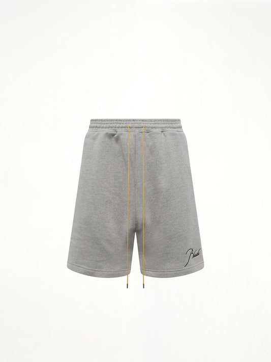Classique Sweatshort in Heather Grey/Black