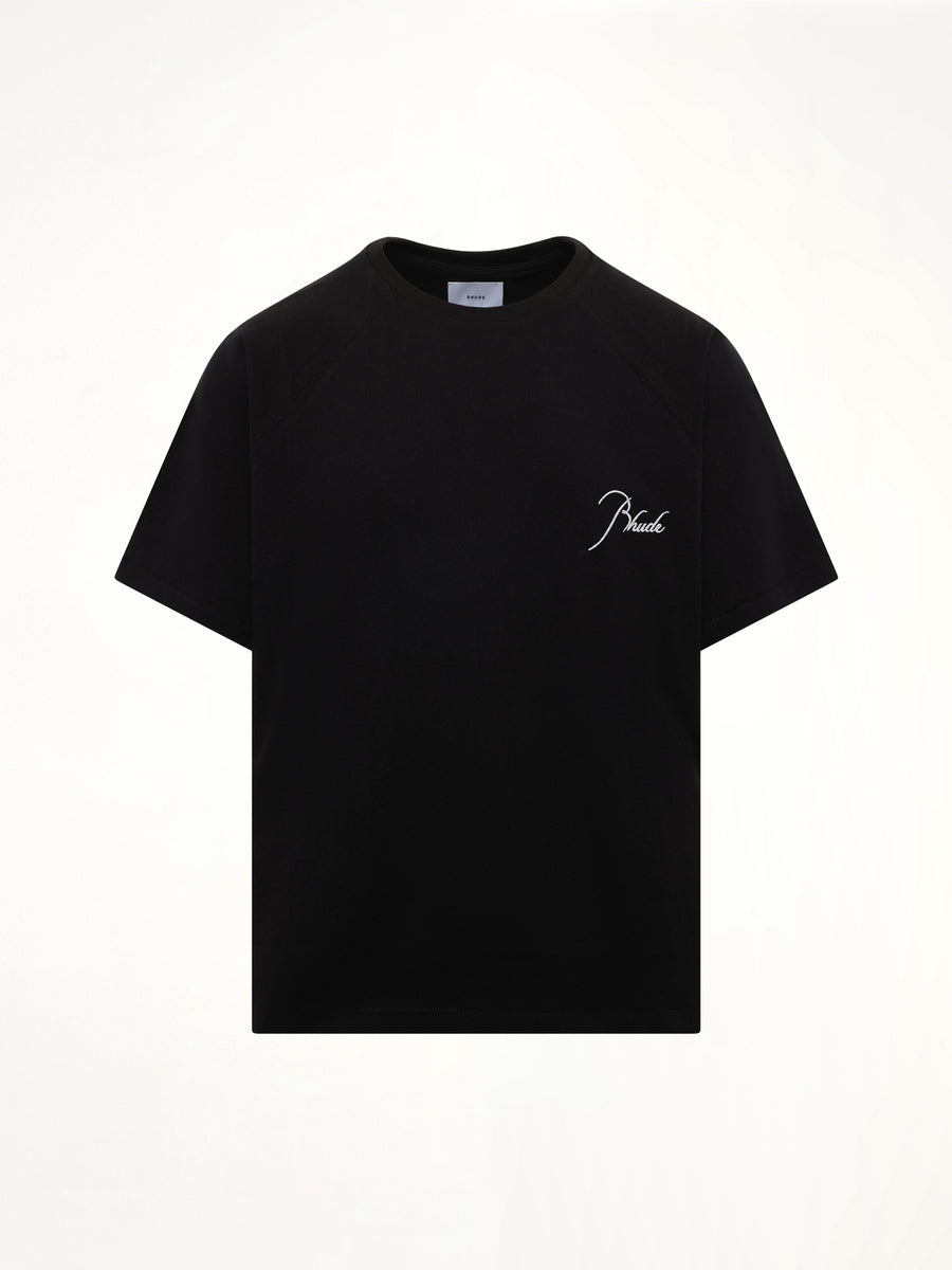 Classique Raglan T-Shirt in Black/White