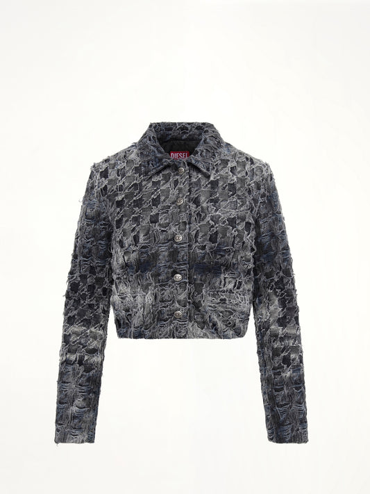DE-URSY-FSH Denim Jacket in Blue