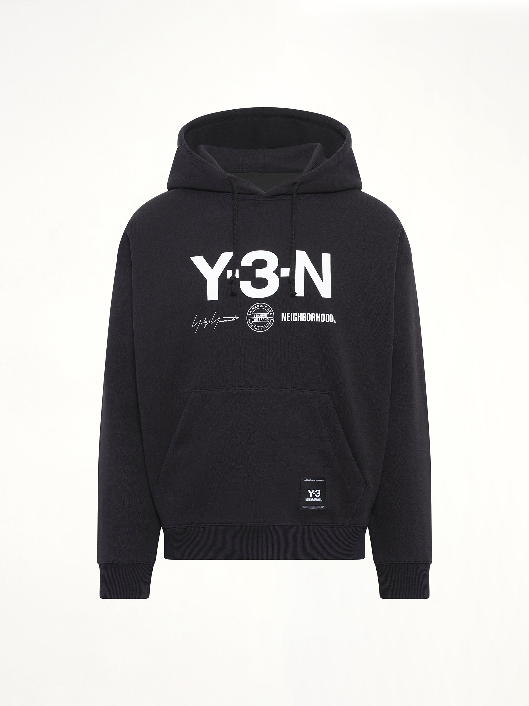 Y-3 X NBHD Graphic Hoodie in Black