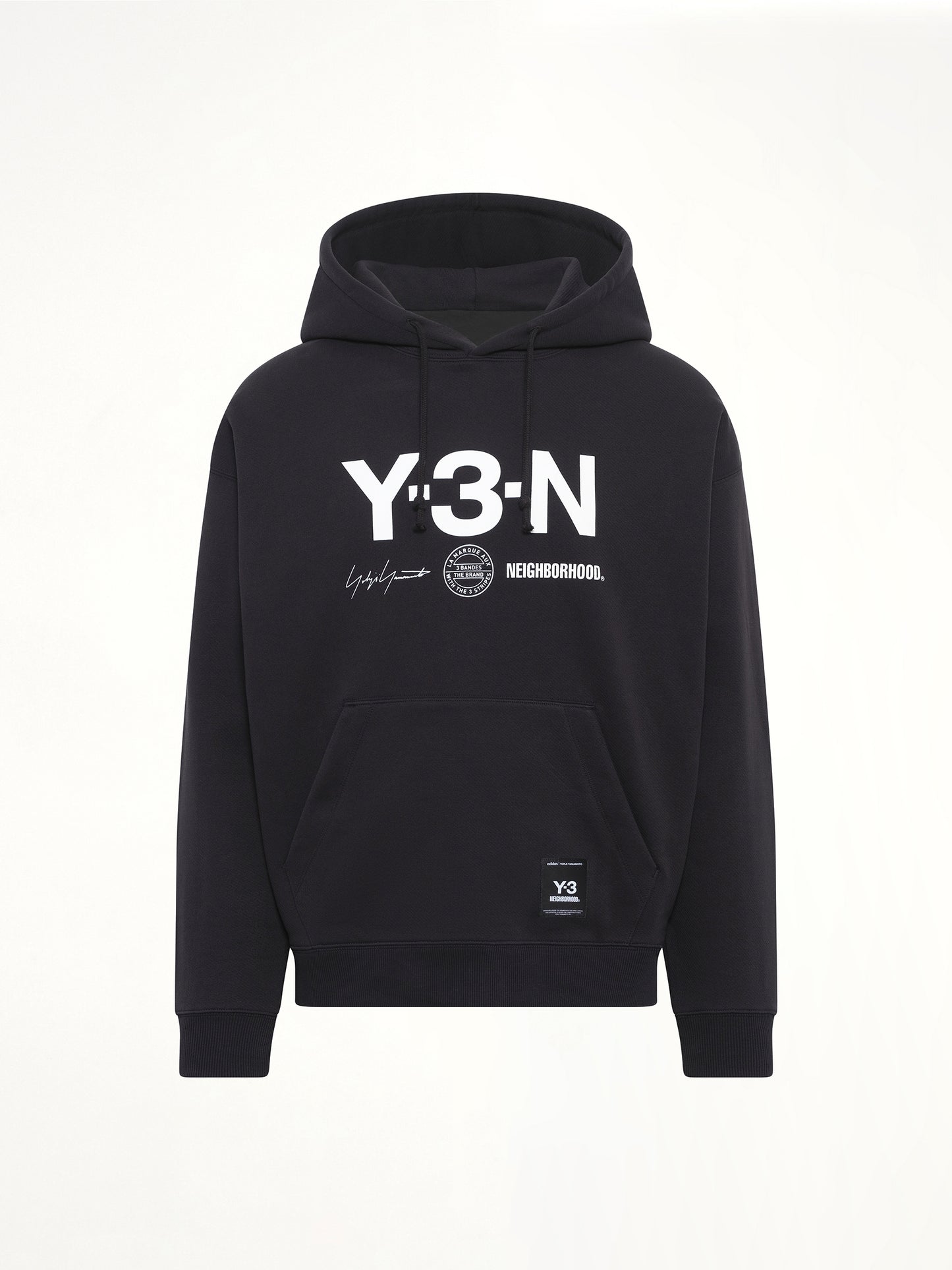 Y-3 X NBHD Graphic Hoodie in Black