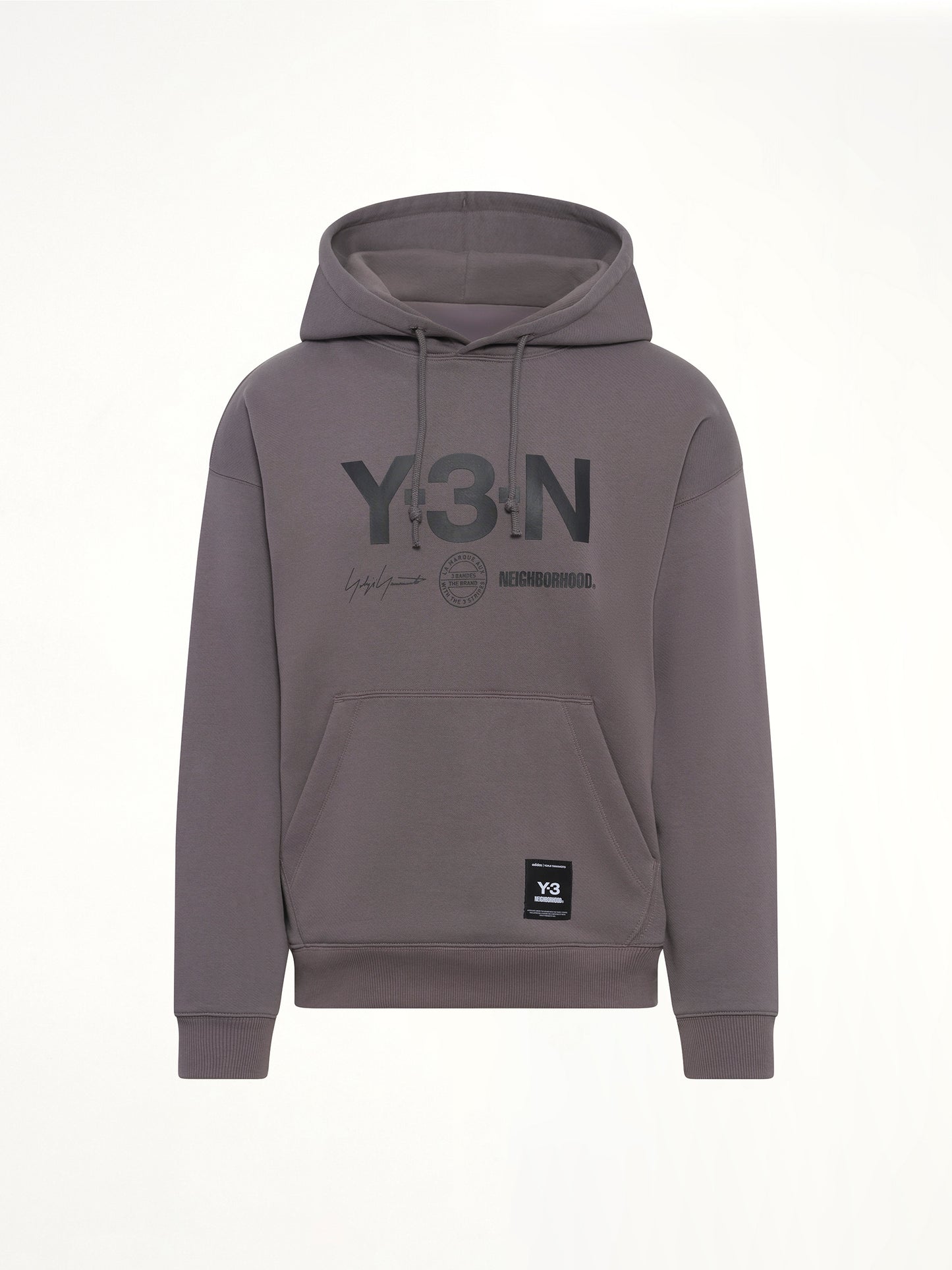 Y-3 X NBHD Graphic Hoodie in Granite