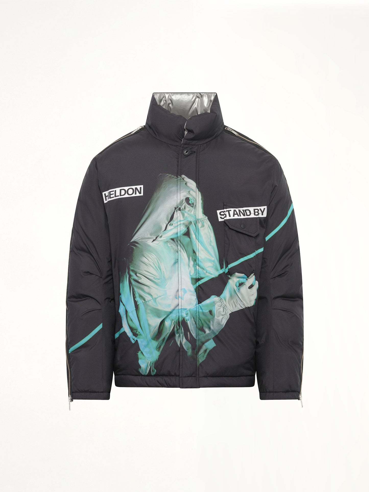 Heldon Stand By Jacket in Black