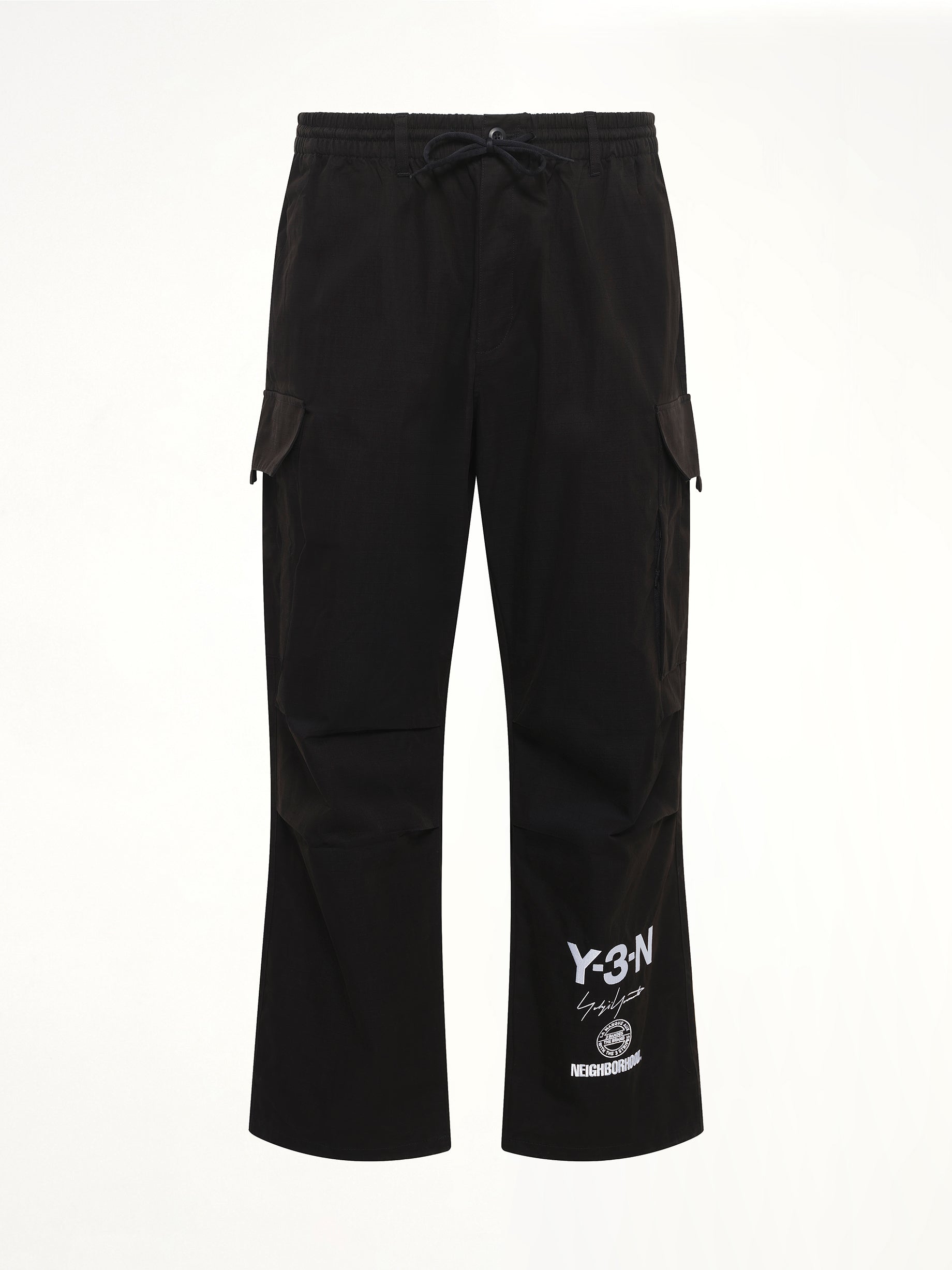 Y-3 X NBHD 블랙 카고 팬츠