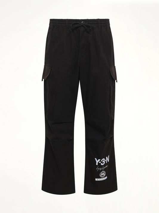 Y-3 X NBHD Cargo Pants in Black