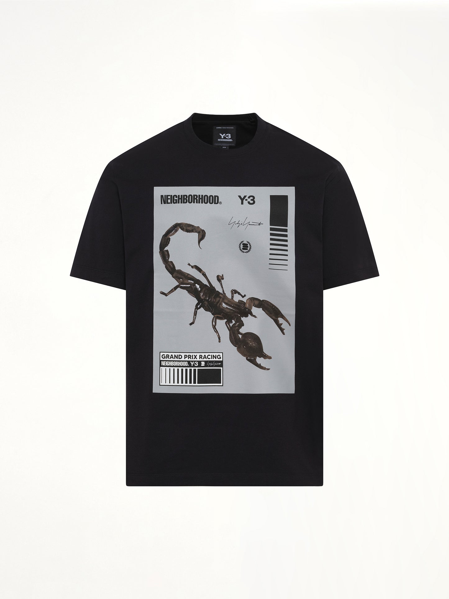 Y-3 X NBHD Graphic T-Shirt in Black/Granite