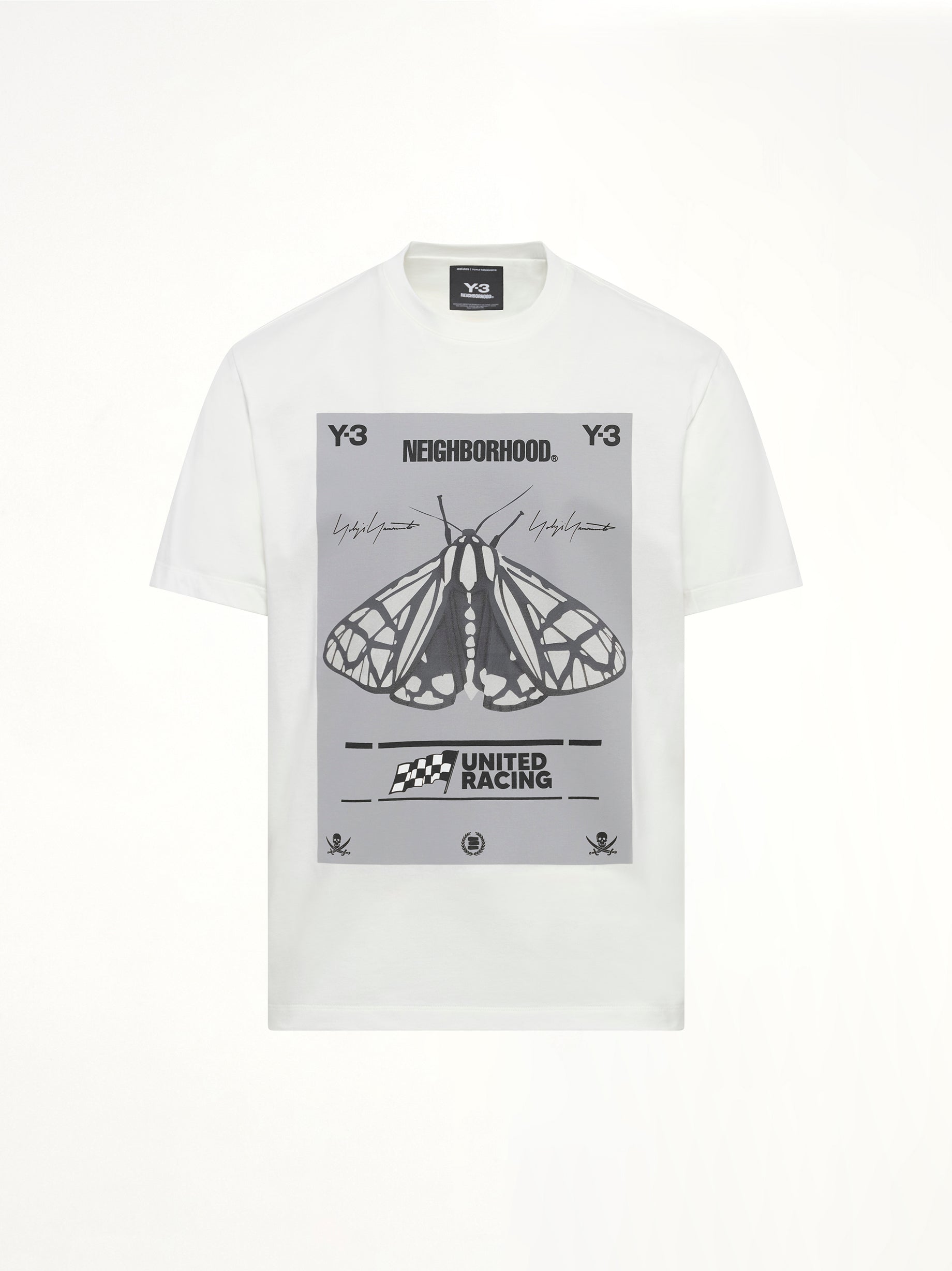 白色 Y-3 X NBHD 印花 T 恤