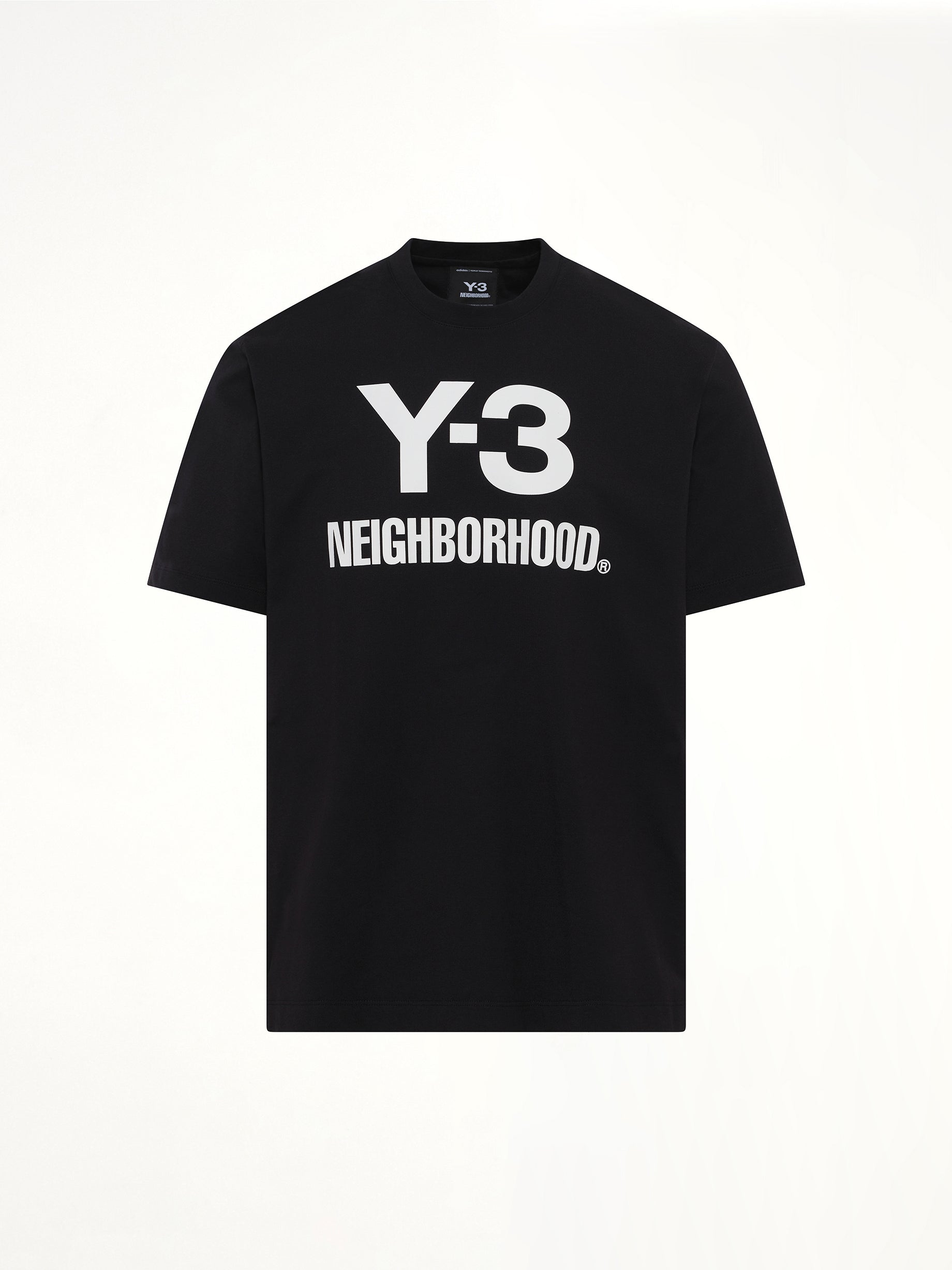 Y-3 X NBHD 黑色徽标T恤