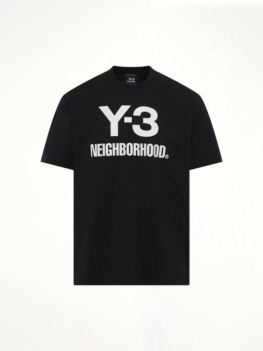 Y-3 X NBHD Logo T-Shirt in Black