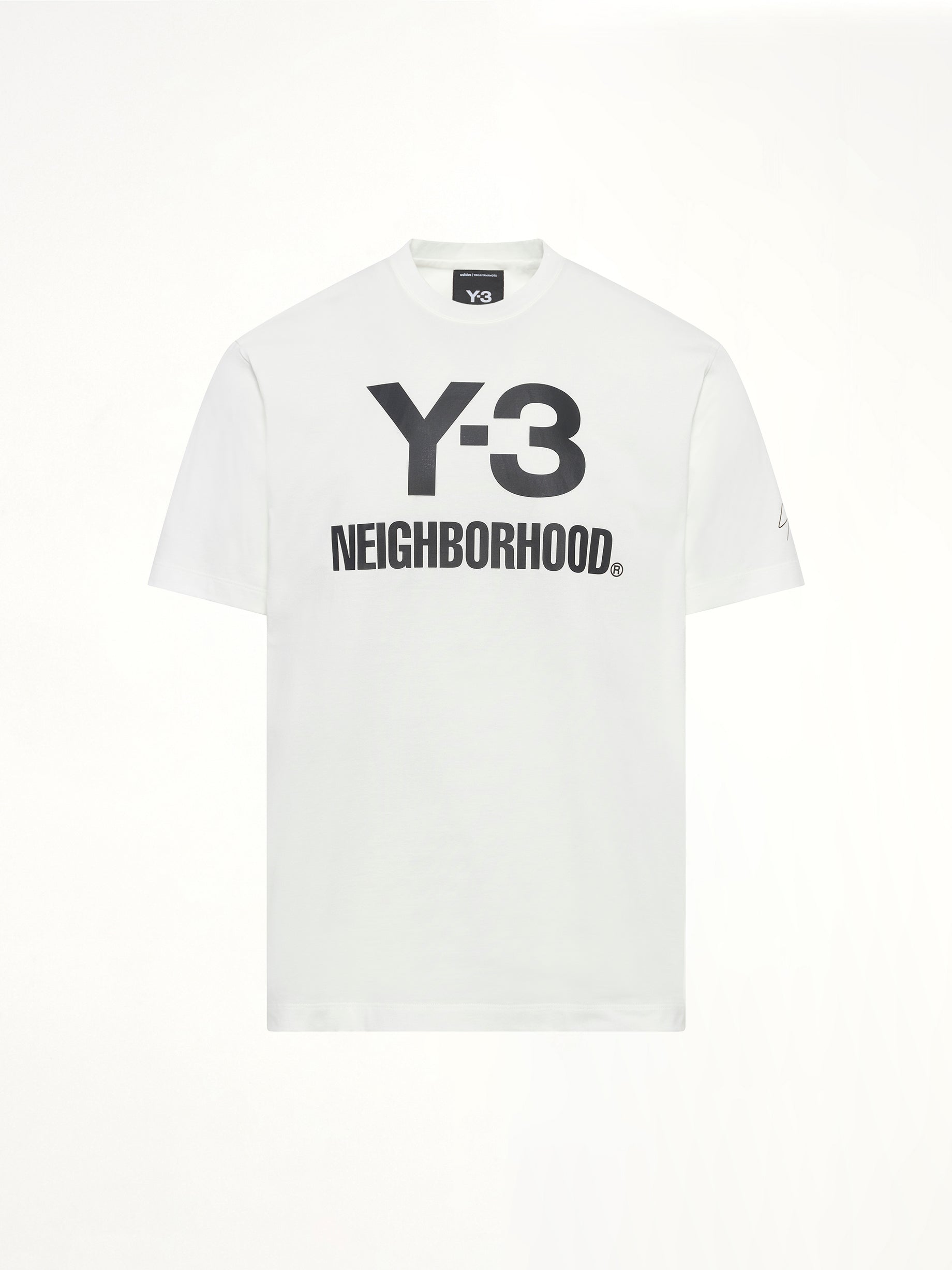 Y-3 X NBHD 白色标志 T 恤