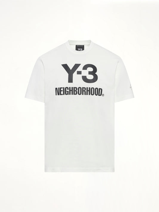 Y-3 X NBHD Logo T-Shirt in White