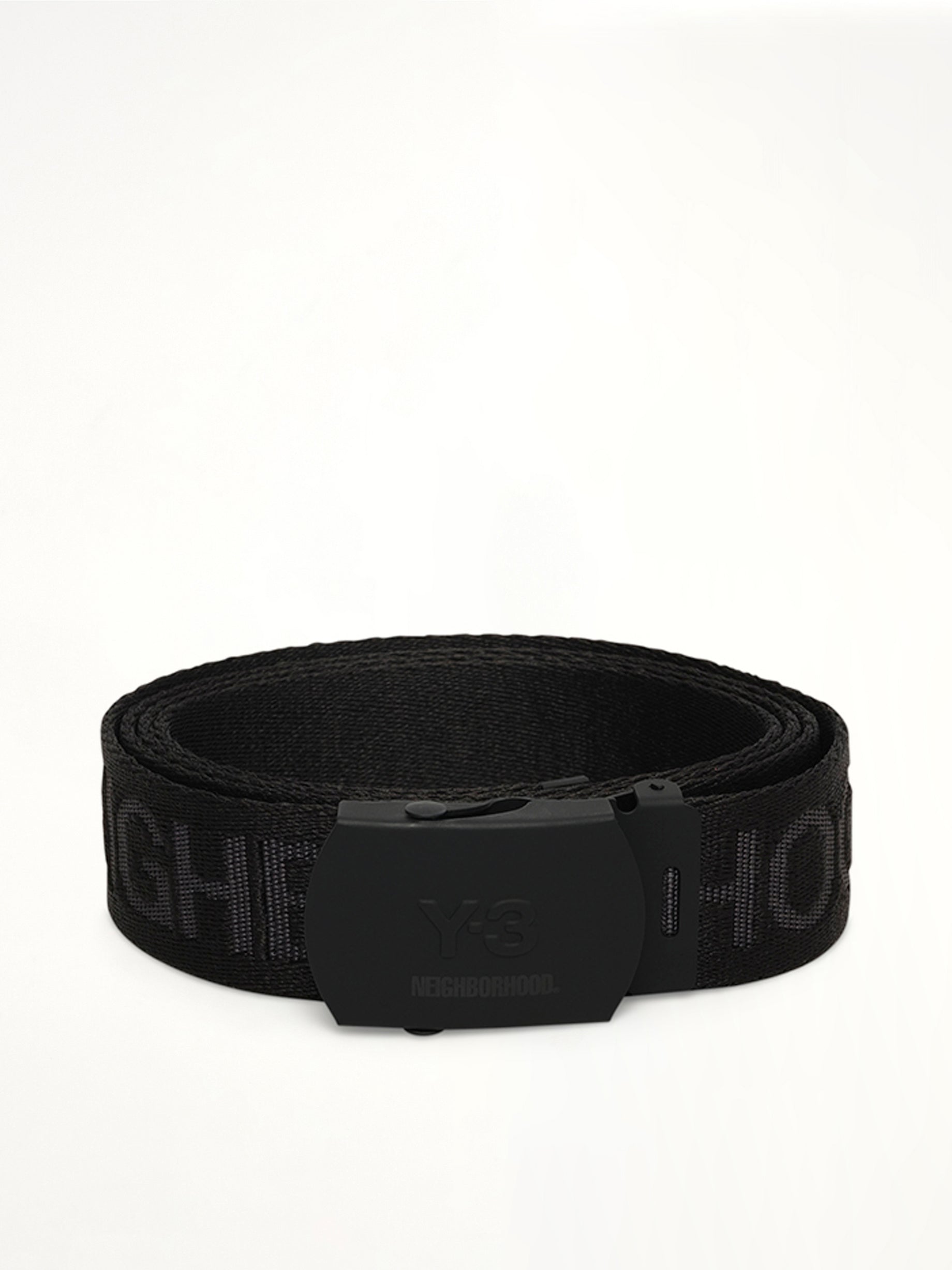Y-3 X NBHD Cl Belt in Black