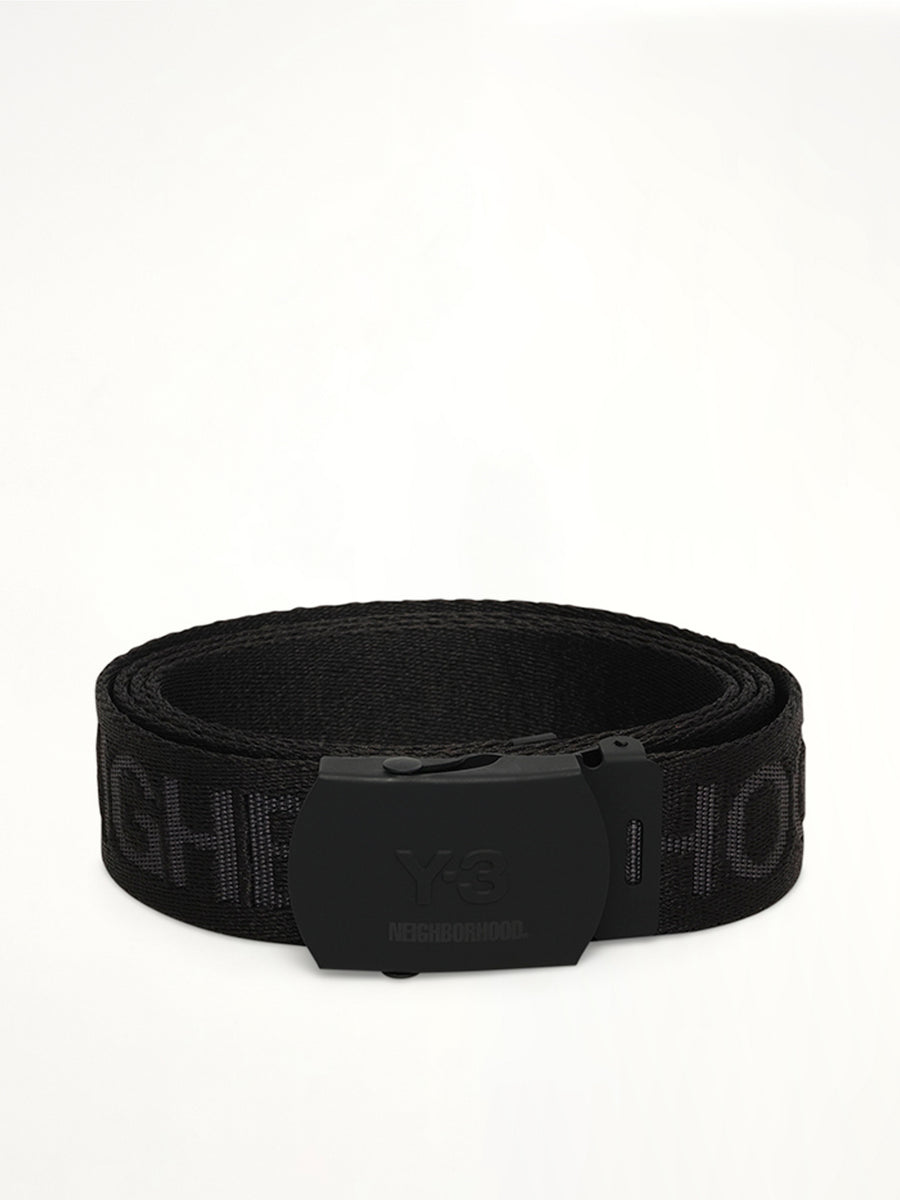 Y-3 X NBHD Cl Belt in Black