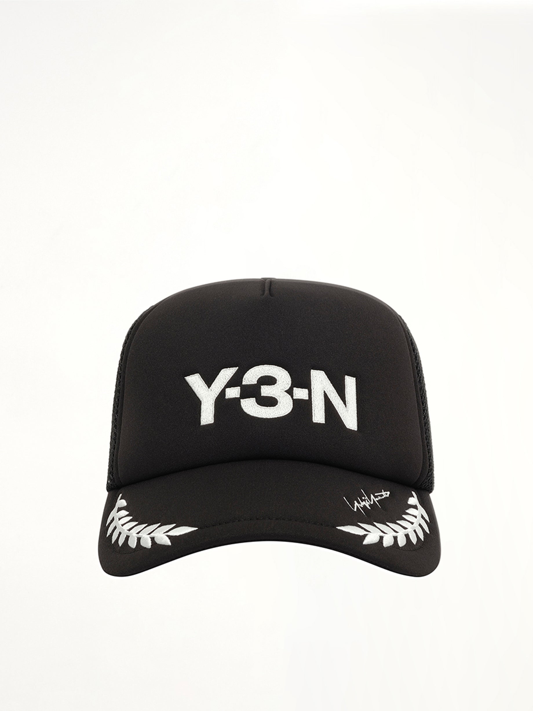 Y-3 X NBHD Trucker Cap in Black