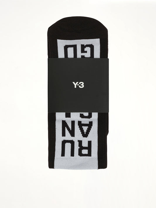 Y-3 X NBHD Socks Hi in Black