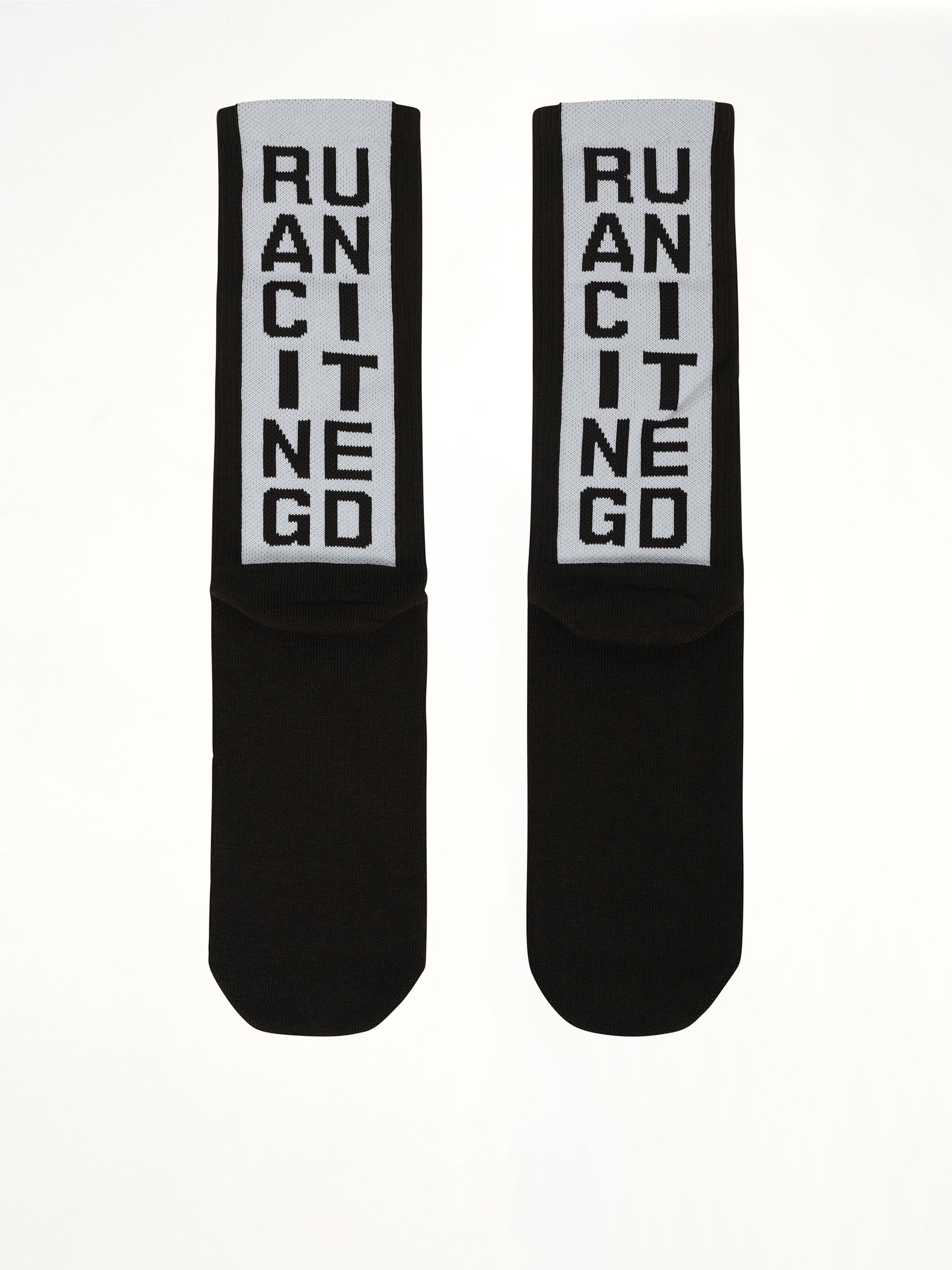 Y-3 X NBHD Socks Hi in Black