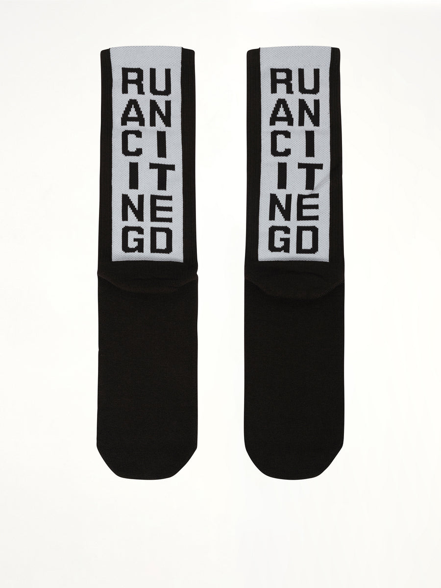 Y-3 X NBHD Socks Hi in Black