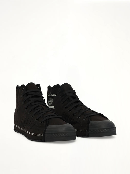 Y-3 X NBHD Nizza Hi Sneaker in Black
