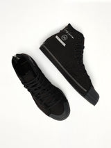 Y-3 X NBHD Nizza Hi Sneaker in Black Top View | Y-3
